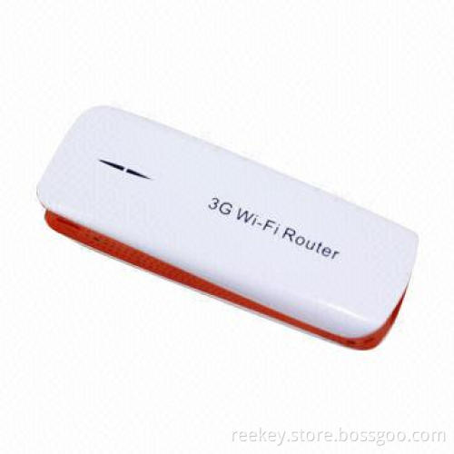 3G WiFi Router, 1,800mAh Power Bank